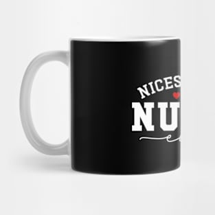 Nicest Mean Nurse Ever Funny Meanest Nurse Mug